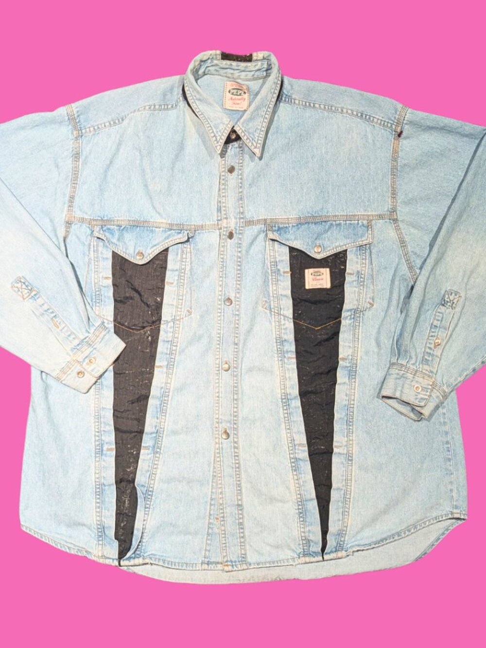 Vintage 1990's Pepe Jeans Denim Shirt Size L